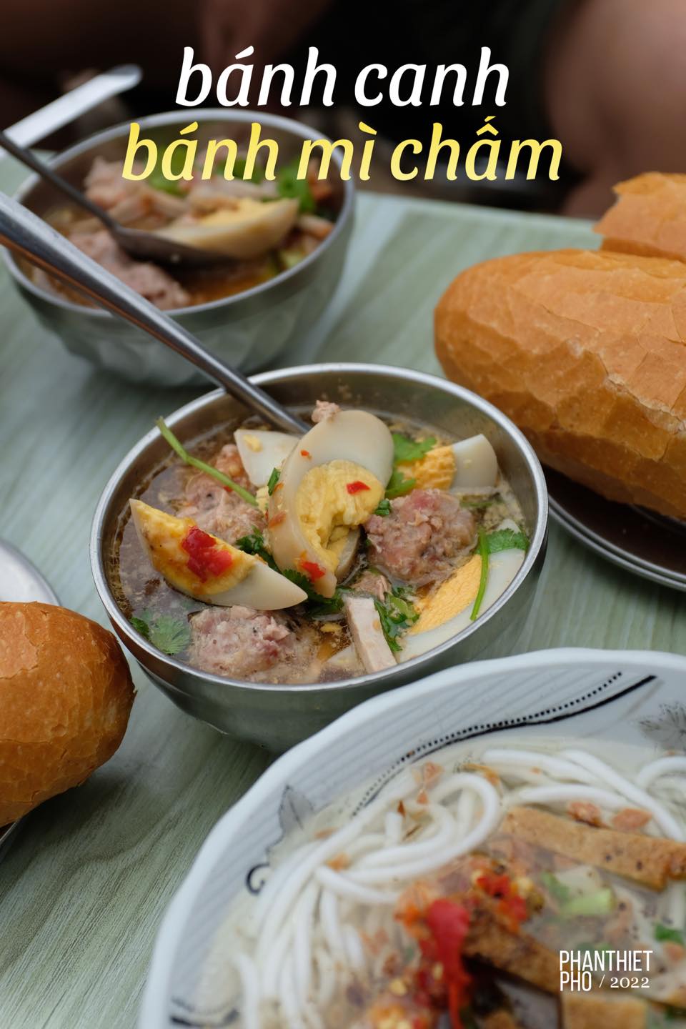 bánh mì chấm xíu mại Phan Thiết